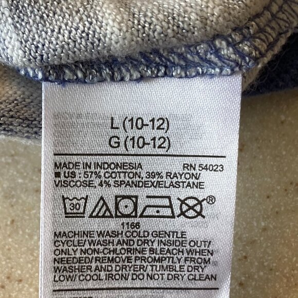 Old Navy Kids Girls NWT Size L (10-12) Blue Tie Dye Dress - Picture 3 of 8